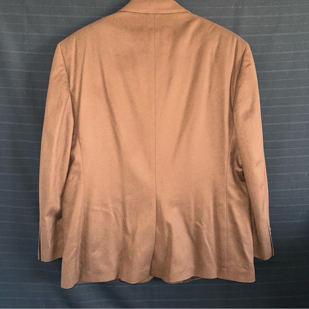 Etienne Aigner Brown 100% Cashmere Jacket Blazer Sport Coat 44S Quiet Luxury - Picture 7 of 15
